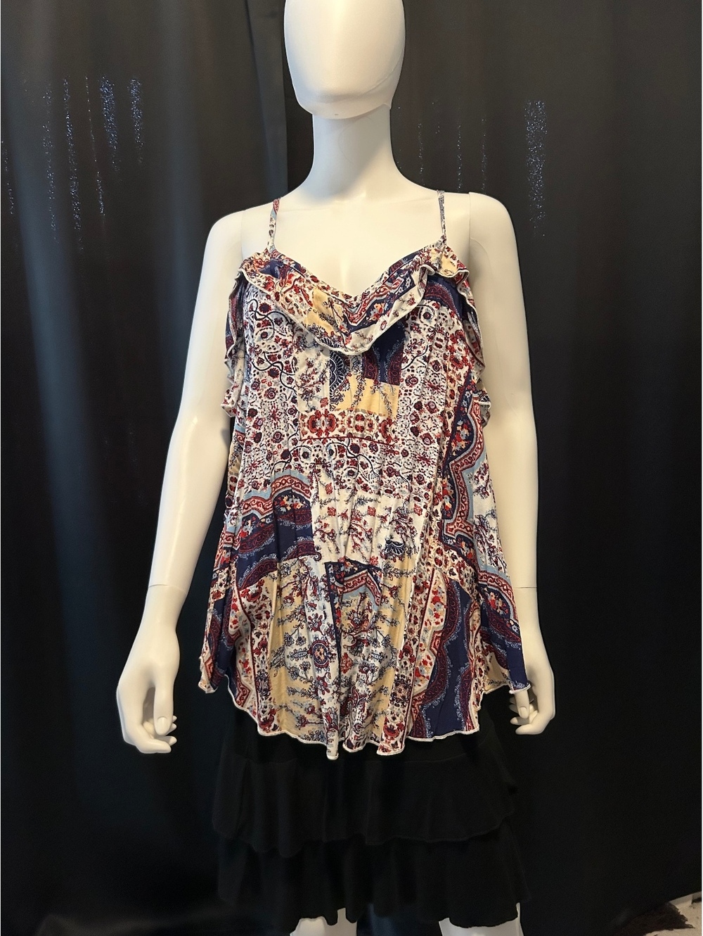 Cha cha vente sleeveless top